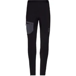 Norrona Legging Donna - Trollveggen Warmwool2 Stretch - Caviar