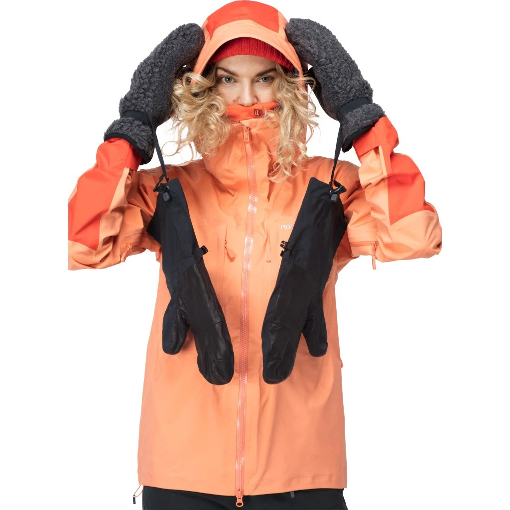 Norrona /29 Wool Pile Liner Guanti A Manopola - Caviar 4 Norrona /29 Wool Pile Liner Guanti A Manopola - Caviar - immagine 2