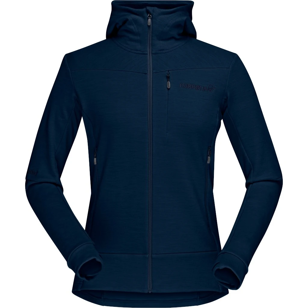 Norrona Giacca Donna - Falketind Warmwool2 Stretch Zip Hood - Indigo Night 4 Norrona Giacca Donna - Falketind Warmwool2 Stretch Zip Hood - Indigo Night - immagine 2