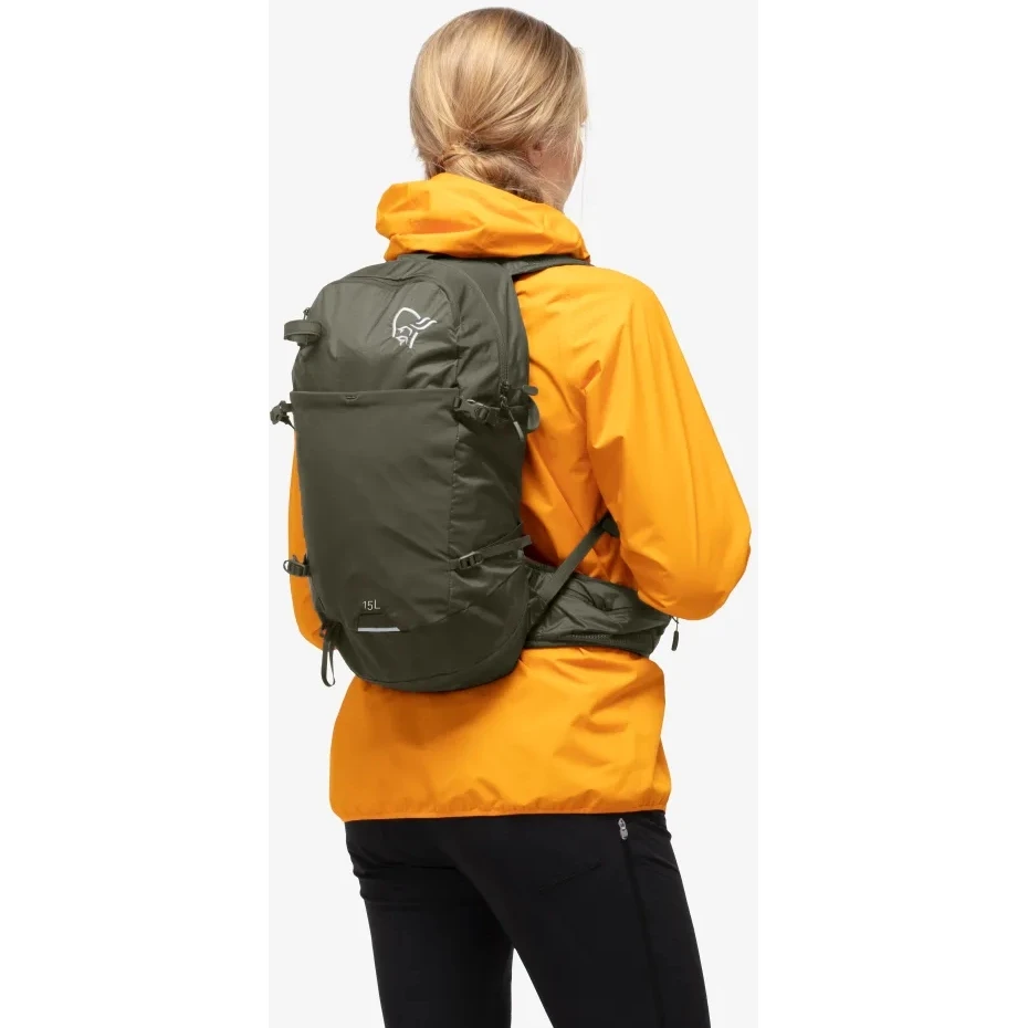 Norrona Zaino - 15L - Olive Night 9 Norrona Zaino - 15L - Olive Night - immagine 7