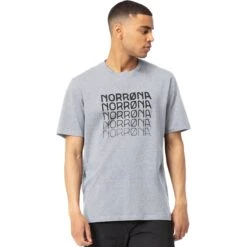 Norrona Maglietta Uomo - /29 Cotton Bolder - Grey Melange
