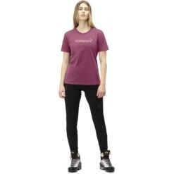 Norrona Maglietta Donna - /29 Cotton Norrøna Viking - Violet Quartz -Norrona norrona 29 cotton norrona viking t shirt women violet quartz model 1 1400210