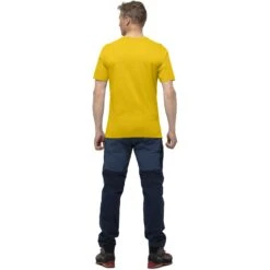 Norrona Maglietta Uomo - /29 Cotton Viking - Sulphur -Norrona norrona 29 cotton viking t shirt men sulphur model 2 1400229
