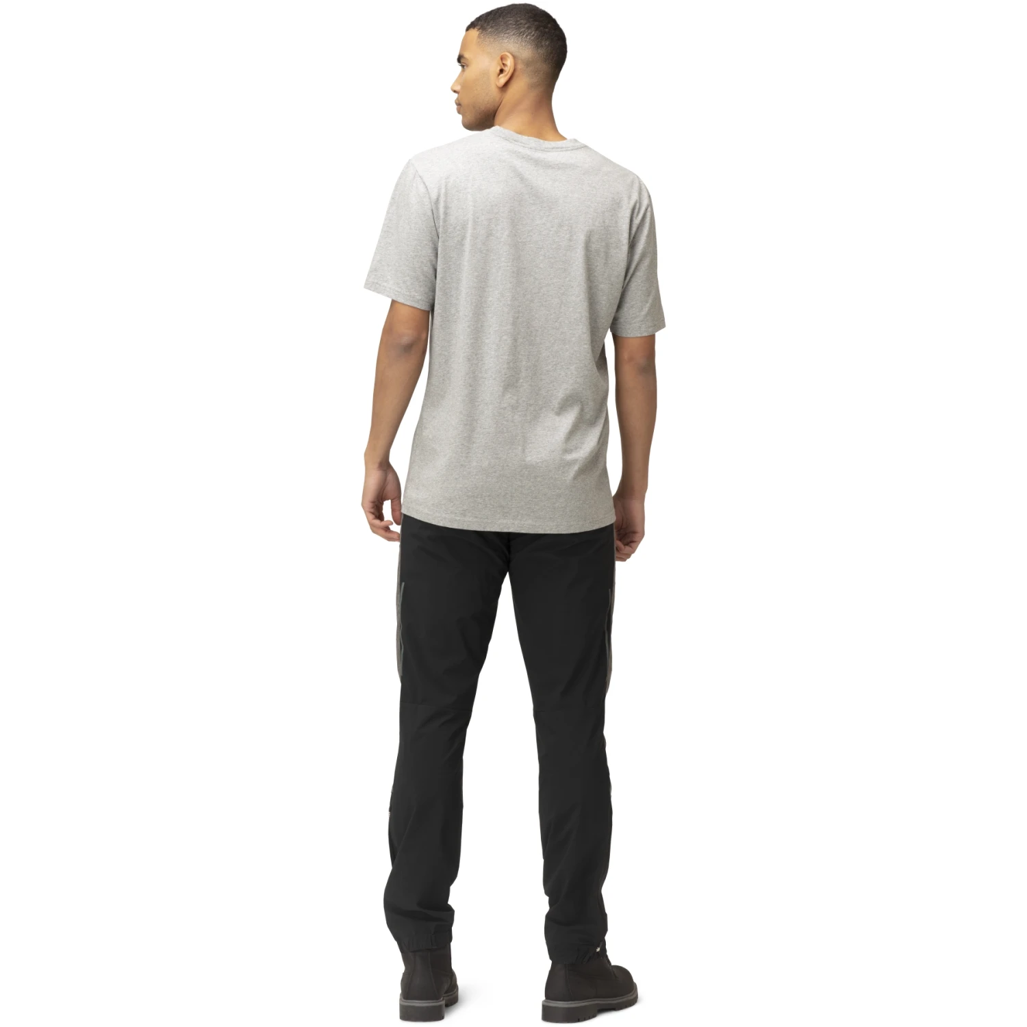 Norrona Maglietta Uomo - /29 Cotton Vikinghead Embroidery - Grey Melange 7 Norrona Maglietta Uomo - /29 Cotton Vikinghead Embroidery - Grey Melange - immagine 5