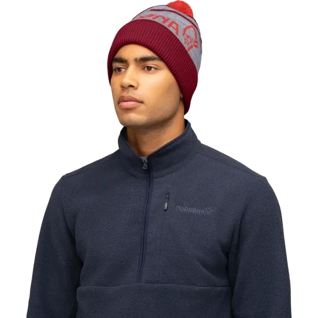 Norrona Berretto - /29 Heavy MerinoUll Logo - Rhubarb Melange 4 Norrona Berretto - /29 Heavy MerinoUll Logo - Rhubarb Melange - immagine 2