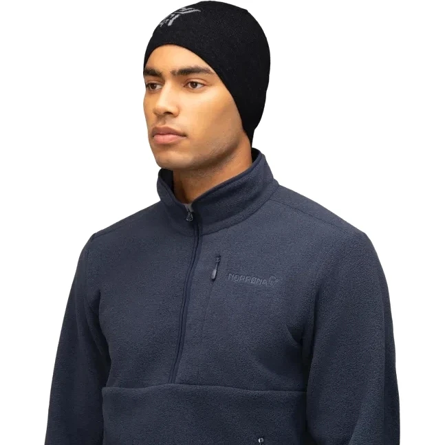 Norrona Berretto - /29 Light MerinoUll Logo - Caviar Melange 4 Norrona Berretto - /29 Light MerinoUll Logo - Caviar Melange - immagine 2