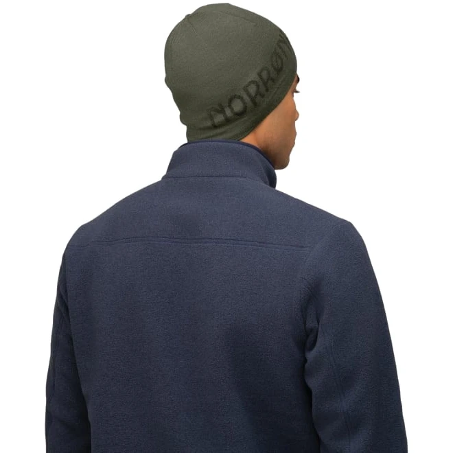 Norrona Berretto - /29 Light MerinoUll Logo - Olive Night Melange 5 Norrona Berretto - /29 Light MerinoUll Logo - Olive Night Melange - immagine 3