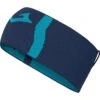 Norrona /29 Mega Logo Fascia Per La Testa - Indigo Night/Hawaiian Surf -Norrona norrona 29 mega logo headband indigo night hawaiian surf 1 1033129