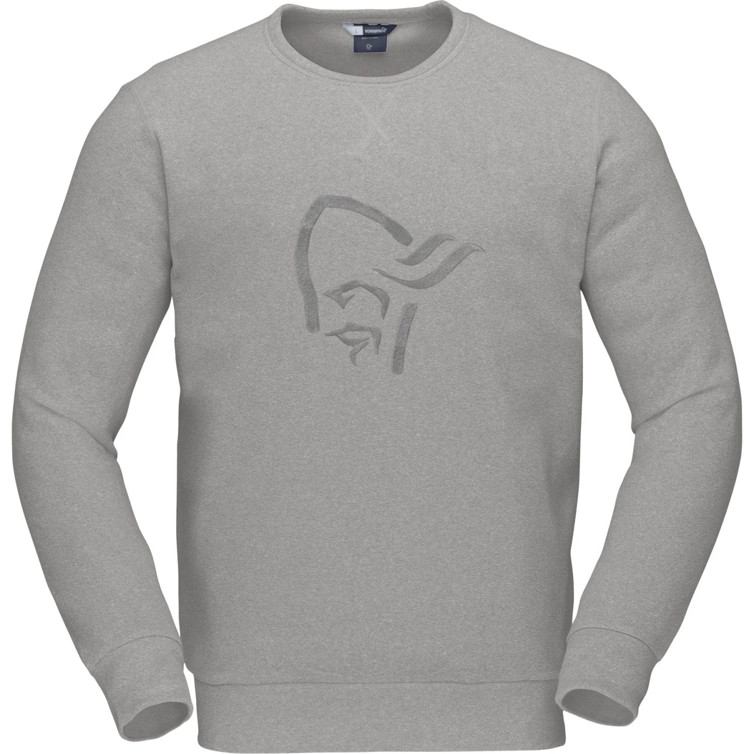 Norrona Felpa - Crew Neck Unisex - Drizzle Melange 4 Norrona Felpa - Crew Neck Unisex - Drizzle Melange - immagine 2