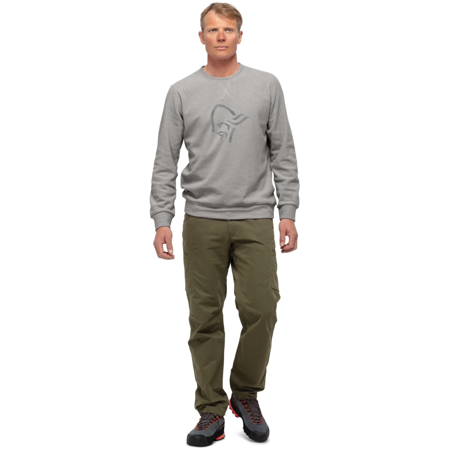 Norrona Felpa - Crew Neck Unisex - Drizzle Melange 6 Norrona Felpa - Crew Neck Unisex - Drizzle Melange - immagine 4