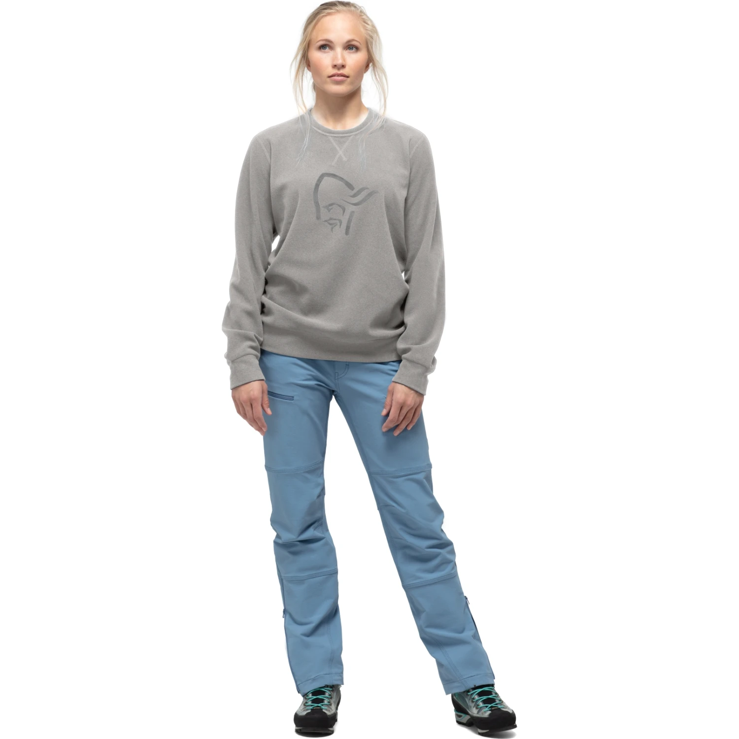 Norrona Felpa - Crew Neck Unisex - Drizzle Melange 8 Norrona Felpa - Crew Neck Unisex - Drizzle Melange - immagine 6