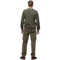 Norrona Felpa - Crew Neck Unisex - Olive Night -Norrona norrona crew neck unisex longsleeve olive night 4 1024882