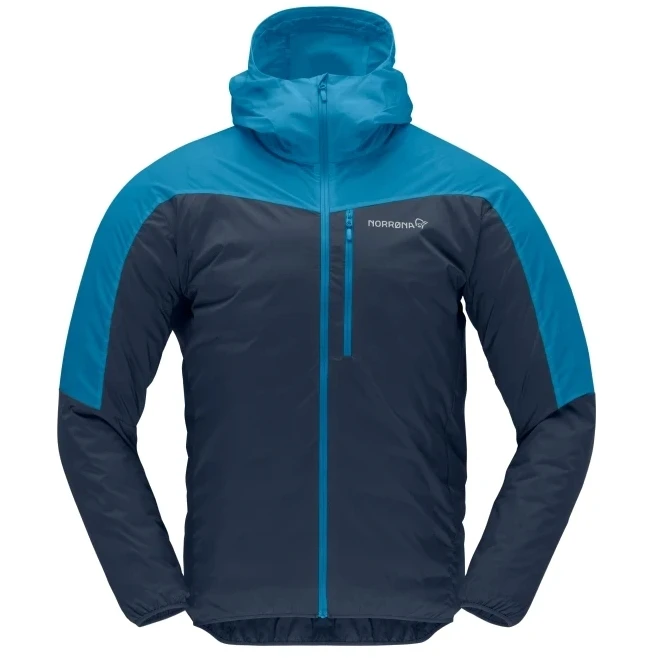 Norrona Giacca Uomo - Falketind Aero60 Hood - Hawaiian Surf/Indigo Night 4 Norrona Giacca Uomo - Falketind Aero60 Hood - Hawaiian Surf/Indigo Night - immagine 2