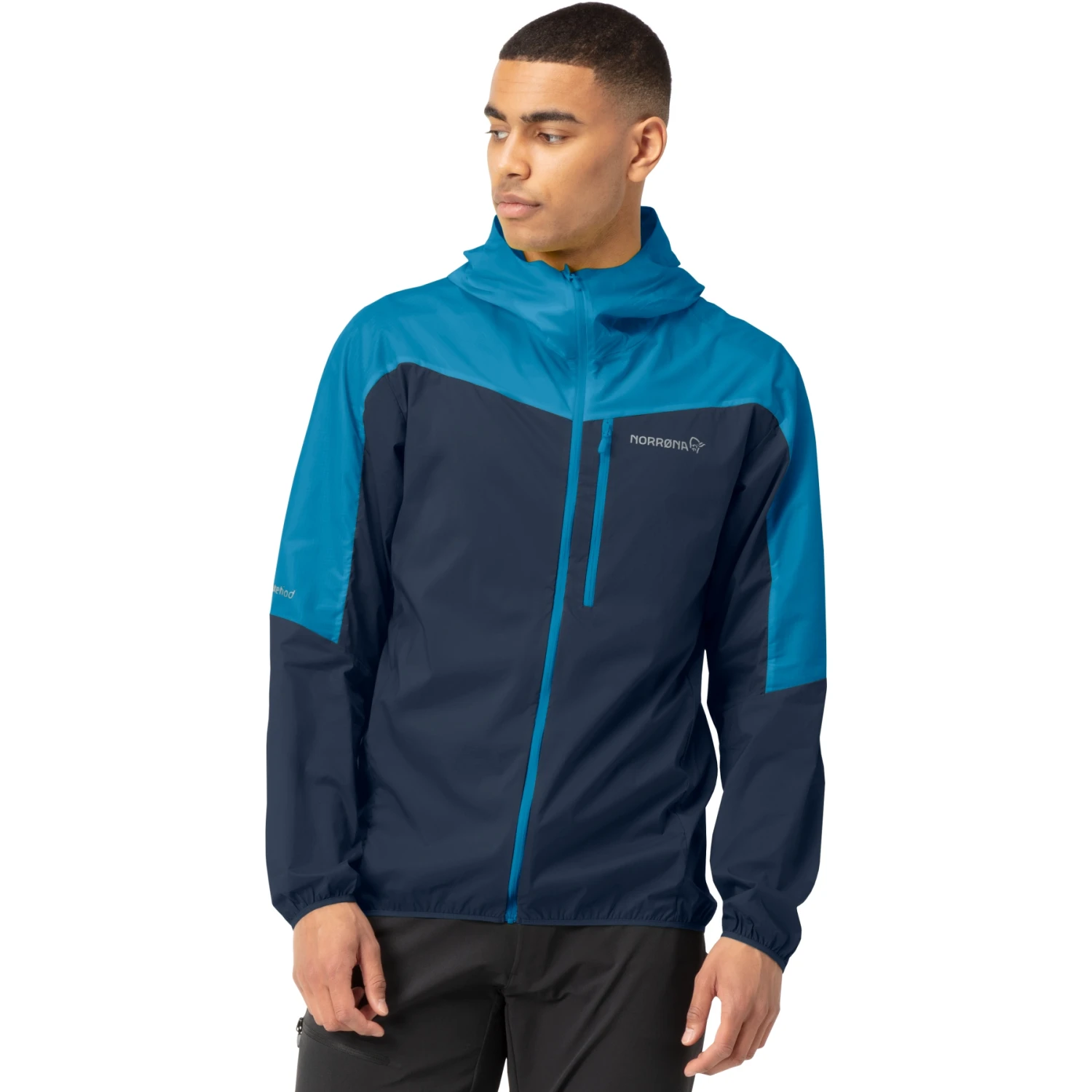 Norrona Giacca Uomo - Falketind Aero60 Hood - Hawaiian Surf/Indigo Night 3 Norrona Giacca Uomo - Falketind Aero60 Hood - Hawaiian Surf/Indigo Night