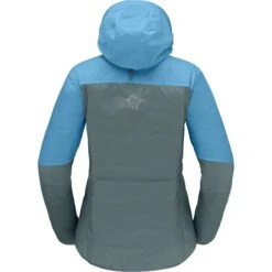 Norrona Giacca Donna - Falketind Aero60 Hood - Aquarius/North Atlantic -Norrona norrona falketind aero60 hood women aquarius north atlantic 2 1123565