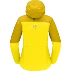 Norrona Giacca Donna - Falketind Aero60 Hood - Sulphur/Blazing Yellow -Norrona norrona falketind aero60 hood women sulphur blazing yellow 2 1341359