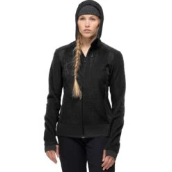 Norrona Giacca Donna - Falketind Alpha120 Zip Hood - Caviar
