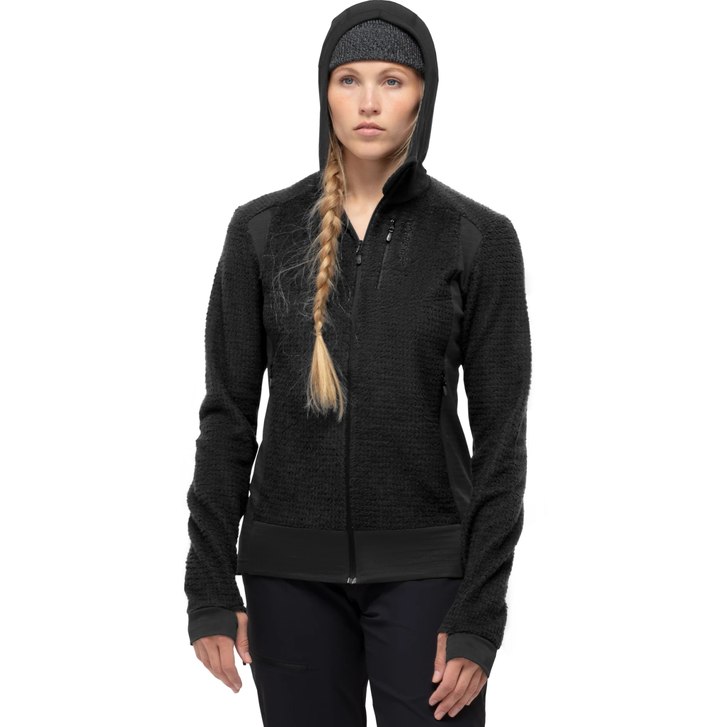 Norrona Giacca Donna - Falketind Alpha120 Zip Hood - Caviar 3 Norrona Giacca Donna - Falketind Alpha120 Zip Hood - Caviar
