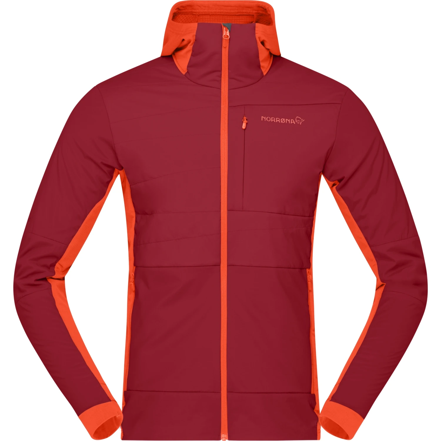 Norrona Giacca Uomo - Falketind Alpha90 Insulated Zip Hood - Arednalin/Rhubarb 4 Norrona Giacca Uomo - Falketind Alpha90 Insulated Zip Hood - Arednalin/Rhubarb - immagine 2