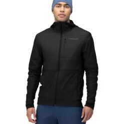 Norrona Giacca Uomo - Falketind Alpha90 Insulated Zip Hood - Caviar