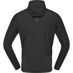 Norrona Giacca Uomo - Falketind Alpha90 Insulated Zip Hood - Caviar -Norrona norrona falketind alpha90 insulated zip hood jacket men caviar 3 1517577