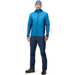Norrona Giacca Uomo - Falketind Alpha90 Insulated Zip Hood - Hawaiian Surf/Indigo Night -Norrona norrona falketind alpha90 insulated zip hood jacket men hawaiian surf indigo night 4 1517583