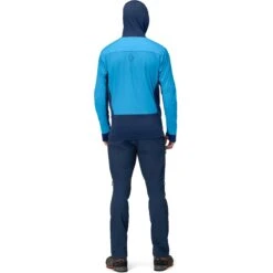 Norrona Giacca Uomo - Falketind Alpha90 Insulated Zip Hood - Hawaiian Surf/Indigo Night -Norrona norrona falketind alpha90 insulated zip hood jacket men hawaiian surf indigo night 5 1517584