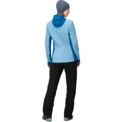 Norrona Giacca Donna - Falketind Alpha90 Insulated Zip Hood - Aquarius/Mykonos Blue -Norrona norrona falketind alpha90 insulated zip hood jacket women aquarius mykonos blue 5 1517564