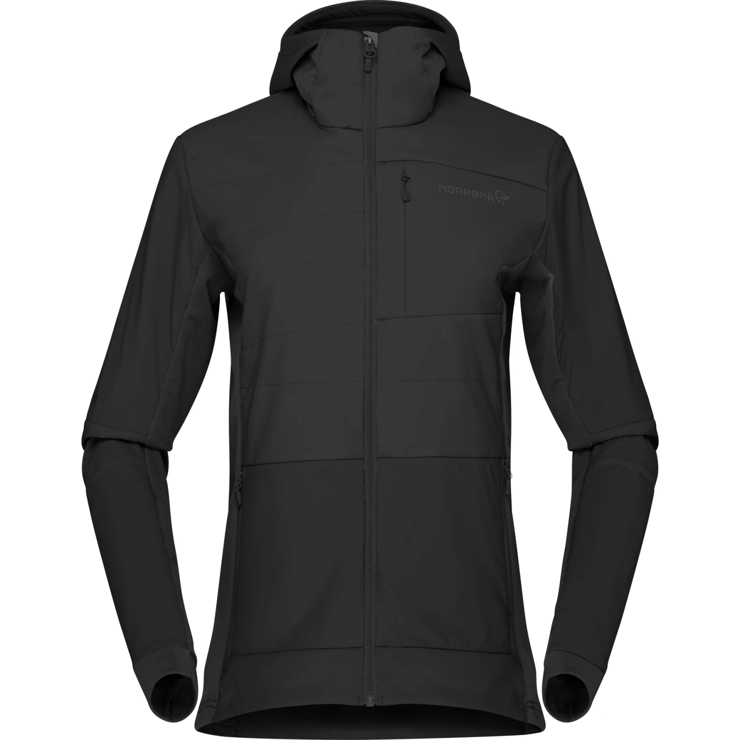 Norrona Giacca Donna - Falketind Alpha90 Insulated Zip Hood - Caviar 4 Norrona Giacca Donna - Falketind Alpha90 Insulated Zip Hood - Caviar - immagine 2