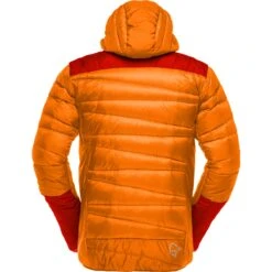 Norrona Giubbotto Uomo - Falketind Down750 Hood - Orange Popsicle/Arednalin -Norrona norrona falketind down750 hood jacket men orange popsicle arednalin 2 1025067