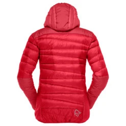 Norrona Giubbotto Donna - Falketind Down750 Hood - True Red -Norrona norrona falketind down750 hood jacket w truered 2 860982