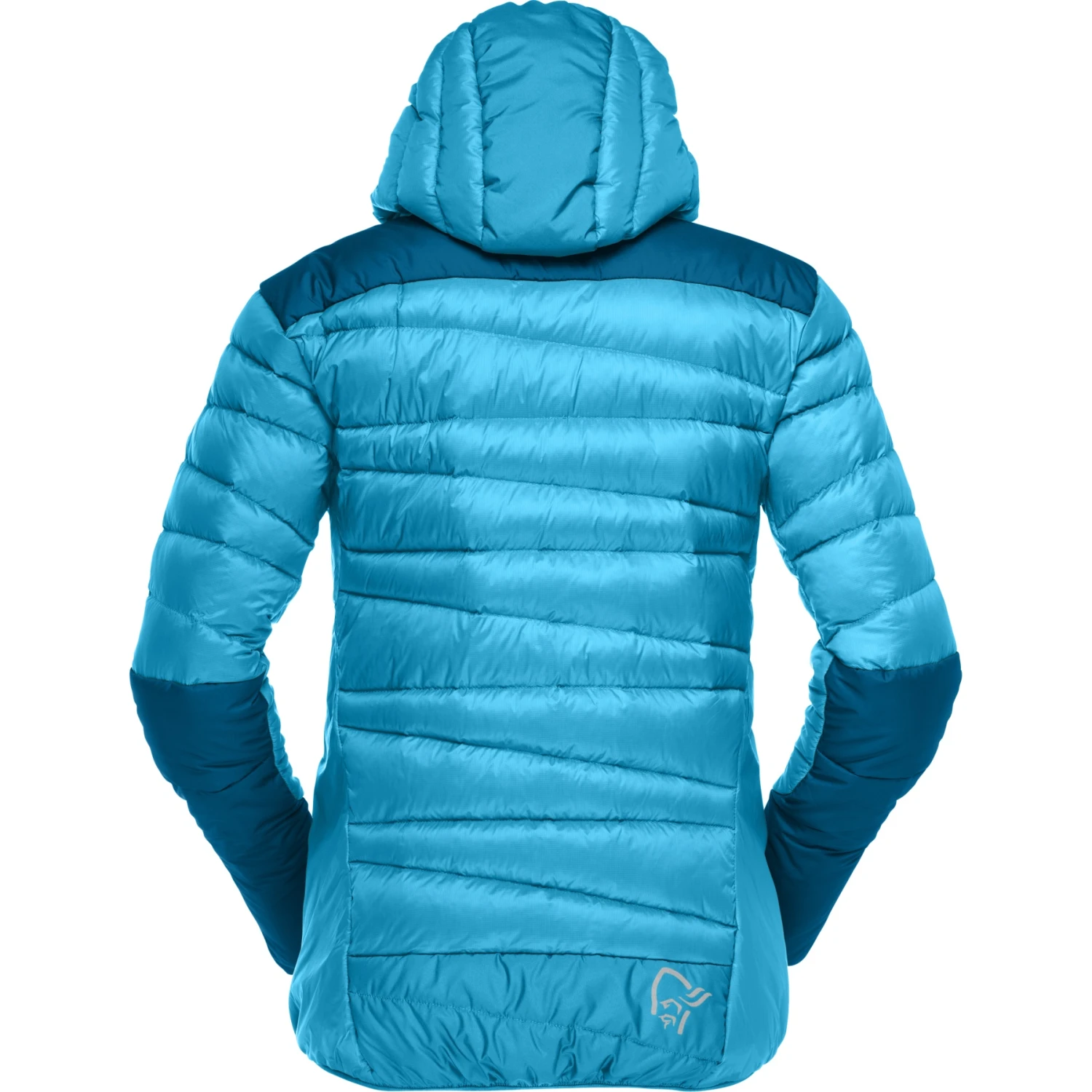 Norrona Giubbotto Donna - Falketind Down750 Hood - Aquarius/Mykonos Blue 5 Norrona Giubbotto Donna - Falketind Down750 Hood - Aquarius/Mykonos Blue - immagine 3