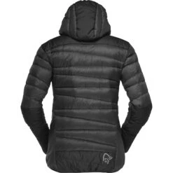 Norrona Giubbotto Donna - Falketind Down750 Hood - Caviar -Norrona norrona falketind down750 hood jacket women caviar 2 902999