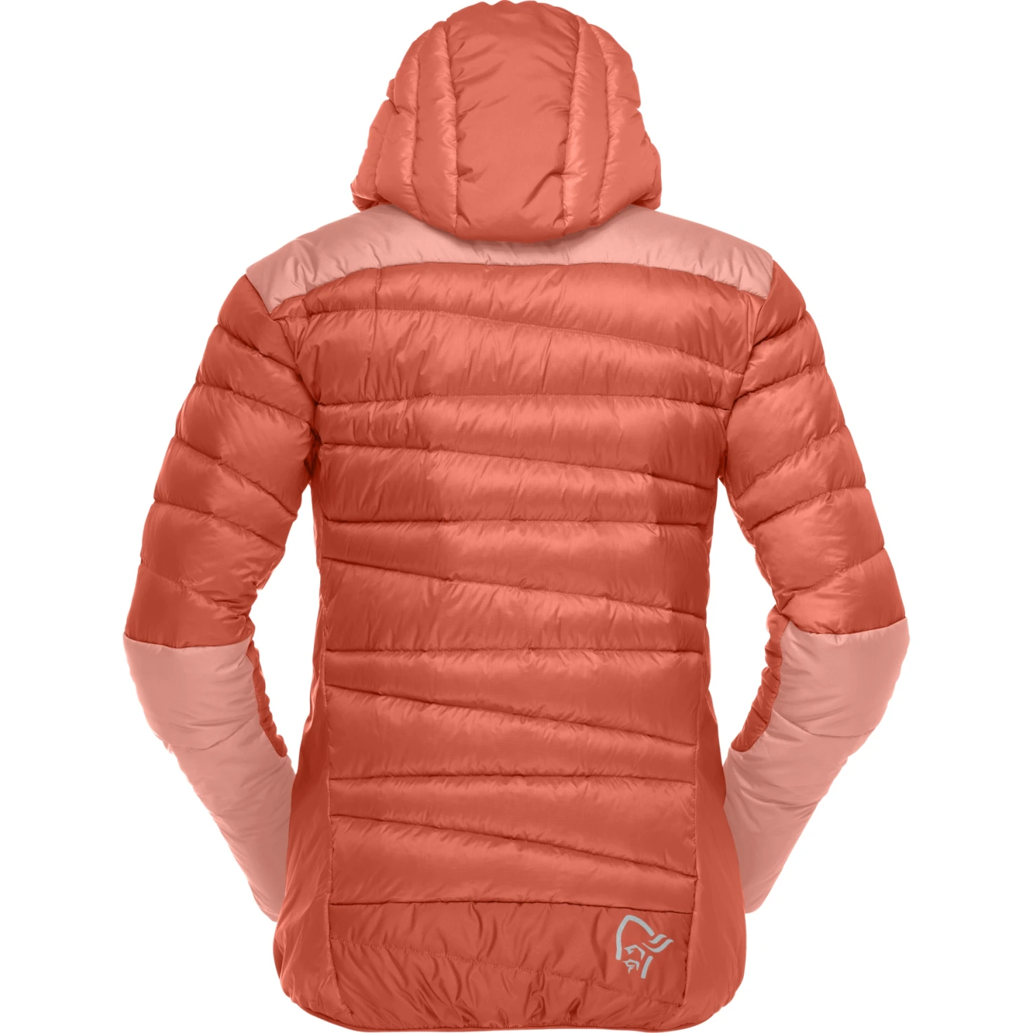 Norrona Giubbotto Donna - Falketind Down750 Hood - Orange Alert/Peach Amber 5 Norrona Giubbotto Donna - Falketind Down750 Hood - Orange Alert/Peach Amber - immagine 3