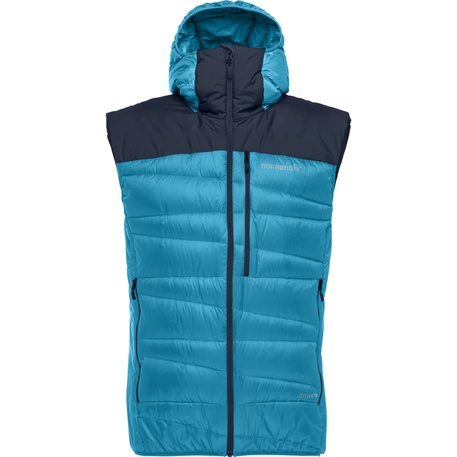 Norrona Giubbotto Smanicato Uomo - Falketind Down750 - Hawaiian Surf/Indigo Night 4 Norrona Giubbotto Smanicato Uomo - Falketind Down750 - Hawaiian Surf/Indigo Night - immagine 2