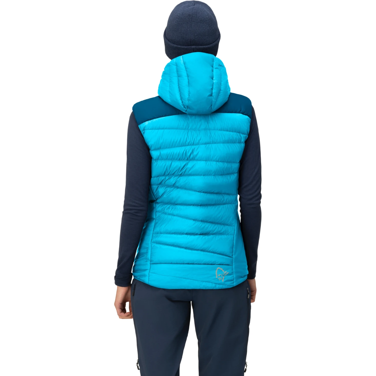 Norrona Giubbotto Smanicato Donna - Falketind Down750 - Aquarius/Mykonos Blue 6 Norrona Giubbotto Smanicato Donna - Falketind Down750 - Aquarius/Mykonos Blue - immagine 4
