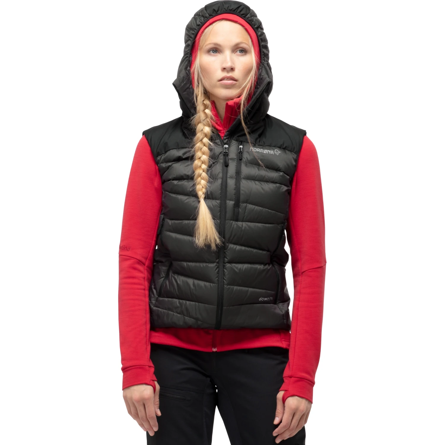 Norrona Giubbotto Smanicato Donna - Falketind Down750 - Caviar 3 Norrona Giubbotto Smanicato Donna - Falketind Down750 - Caviar