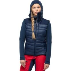 Norrona Giubbotto Smanicato Donna - Falketind Down750 - Indigo Night