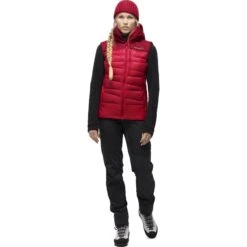 Norrona Giubbotto Smanicato Donna - Falketind Down750 - True Red -Norrona norrona falketind down750 vest women true red 2 1460703