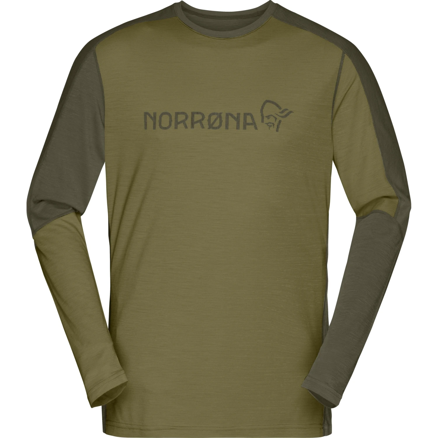 Norrona Maglia A Maniche Lunghe Uomo - Falketind Equaliser Merino Round Neck - Olive Drab/Olive Night 4 Norrona Maglia A Maniche Lunghe Uomo - Falketind Equaliser Merino Round Neck - Olive Drab/Olive Night - immagine 2