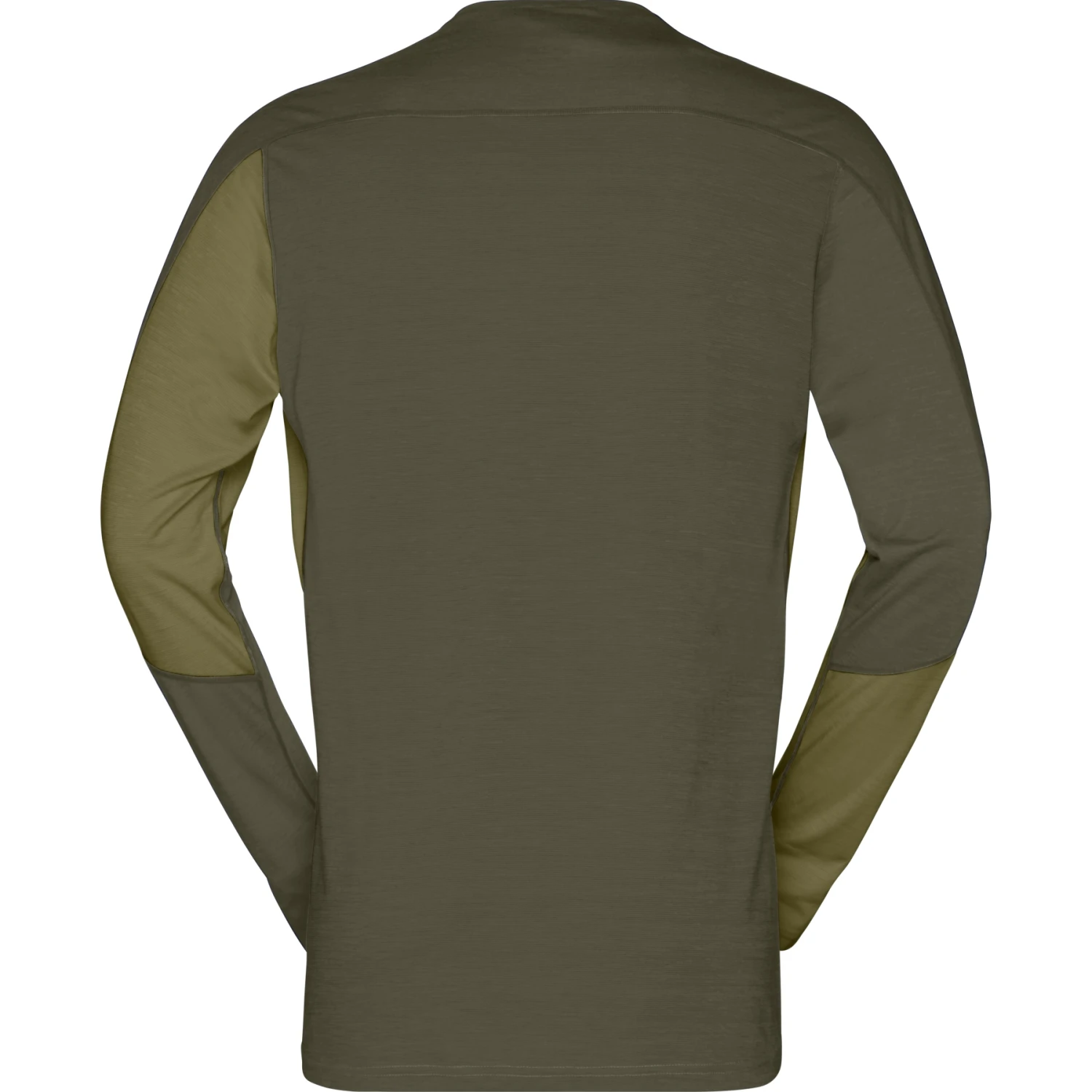 Norrona Maglia A Maniche Lunghe Uomo - Falketind Equaliser Merino Round Neck - Olive Drab/Olive Night 5 Norrona Maglia A Maniche Lunghe Uomo - Falketind Equaliser Merino Round Neck - Olive Drab/Olive Night - immagine 3