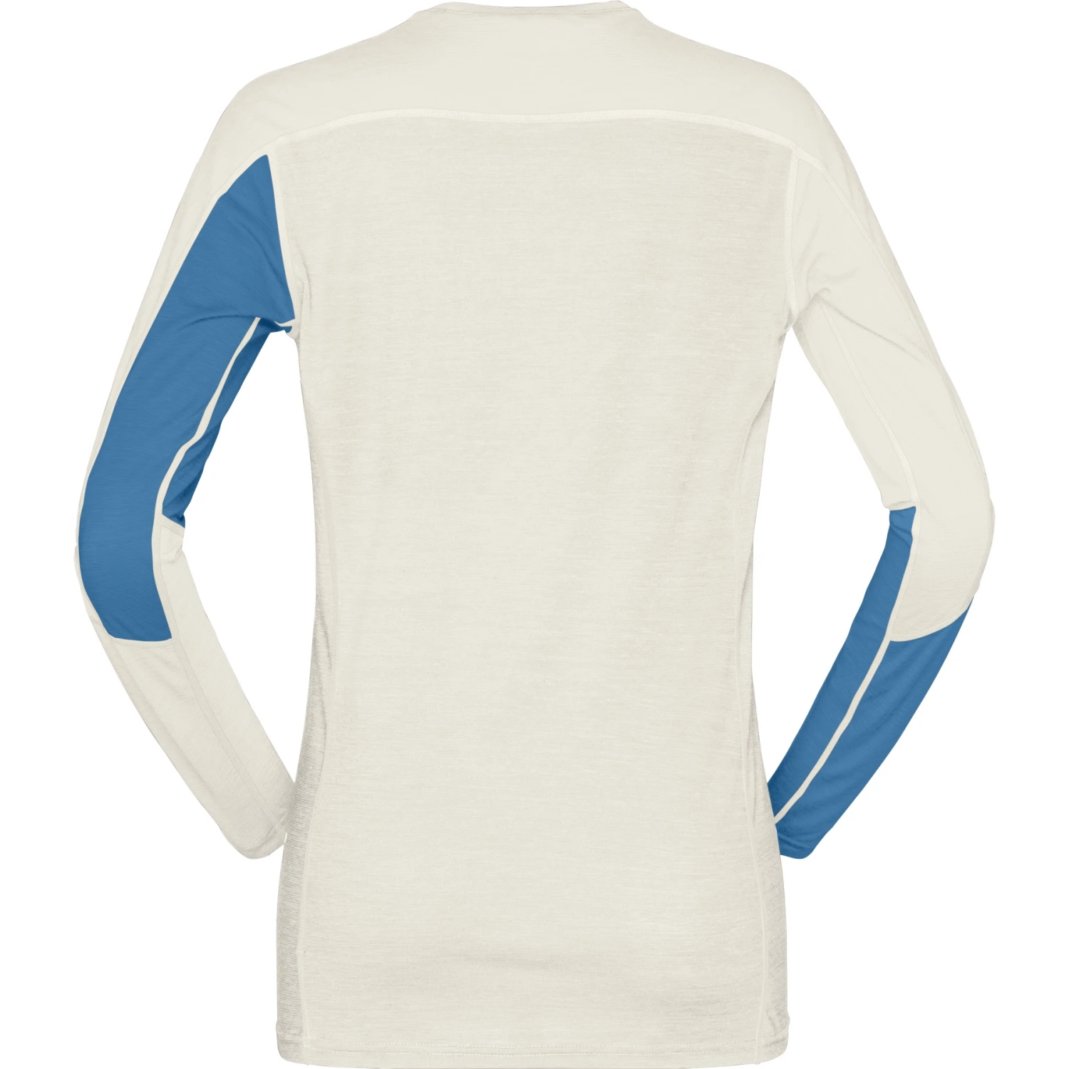 Norrona Maglia A Maniche Lunghe Donna - Falketind Equaliser Merino Round Neck - Hawaiian Surf/Snowdrop 5 Norrona Maglia A Maniche Lunghe Donna - Falketind Equaliser Merino Round Neck - Hawaiian Surf/Snowdrop - immagine 3