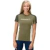 Norrona Maglietta Donna - Falketind Equaliser Merino - Olive Drab/Olive Night -Norrona norrona falketind equaliser merino t shirt women olive drab olive night 1 1460815