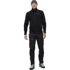 Norrona Pantaloni Uomo - Falketind Flex1 Heavy Duty - Caviar/Zip Grey -Norrona norrona falketind flex1 heavy duty pants men caviar zip grey 2 1461083