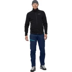 Norrona Pantaloni Uomo - Falketind Flex1 Heavy Duty - Indigo Night/Hawaiian Surf -Norrona norrona falketind flex1 heavy duty pants men indigo night hawaiian surf 1 1461085