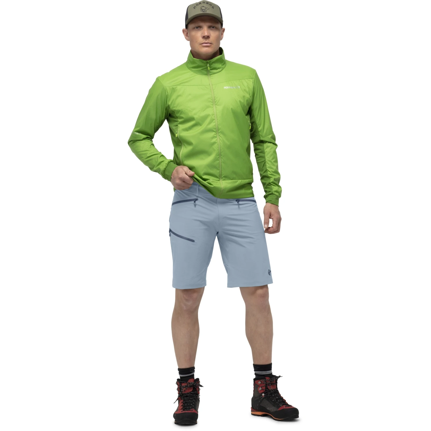 Norrona Pantaloncini Uomo - Falketind Flex1 - Blue Fog 6 Norrona Pantaloncini Uomo - Falketind Flex1 - Blue Fog - immagine 4