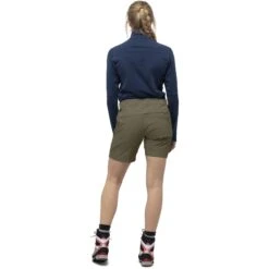 Norrona Pantaloncini Donna - Falketind Flex1 - Olive Night -Norrona norrona falketind flex1 shorts women olive night model 2 1399452