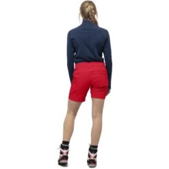 Norrona Pantaloncini Donna - Falketind Flex1 - True Red -Norrona norrona falketind flex1 shorts women true red model 2 1399456