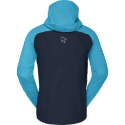 Norrona Giacca Uomo - Falketind Gore-Tex - Hawaiian Surf/Indigo Night -Norrona norrona falketind gore tex jacket men hawaiian surf indigo night 2 1025281