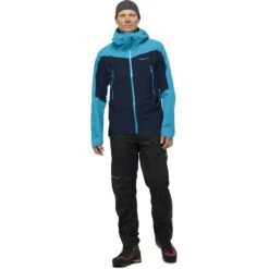 Norrona Giacca Uomo - Falketind Gore-Tex - Hawaiian Surf/Indigo Night -Norrona norrona falketind gore tex jacket men hawaiian surf indigo night 3 1025282